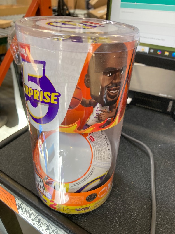 Photo 1 of 5 Surprise NBA Ballers Series 2 by ZURU, Licensed NBA Collectible, Surprise Unboxing Basketball Collectible Sports Toy for Boys, Ages 3 and up (2 Capsules)
