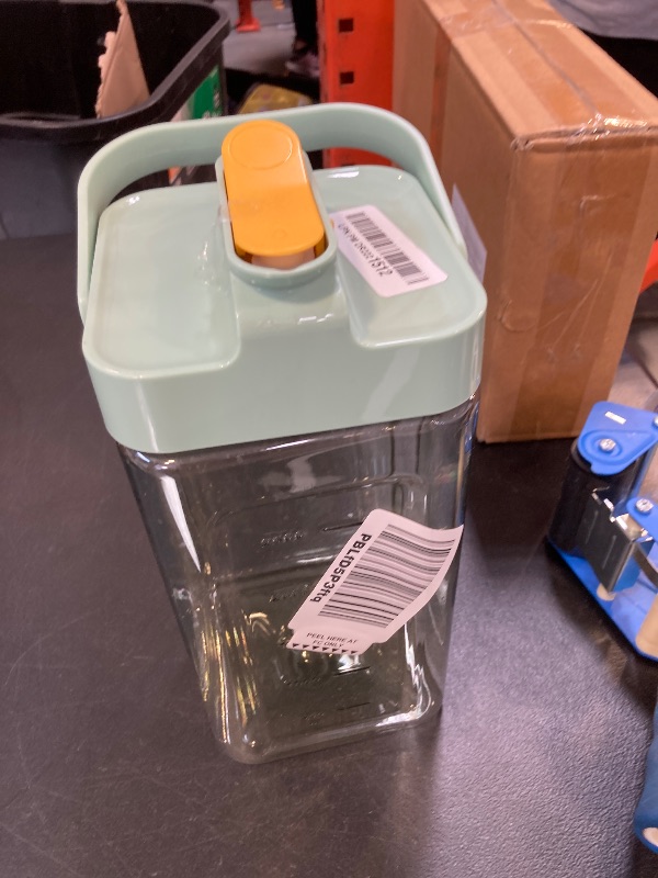 Photo 1 of 0.9 Gallon Drink Dispenser with Spigot,100% Leakproof,Sealed and Filter screen,Milk,Lemonade Dispenser,Juice Containers With Lids For Fridge and Dairly Use,Beverage Liquid Drink Container for Party