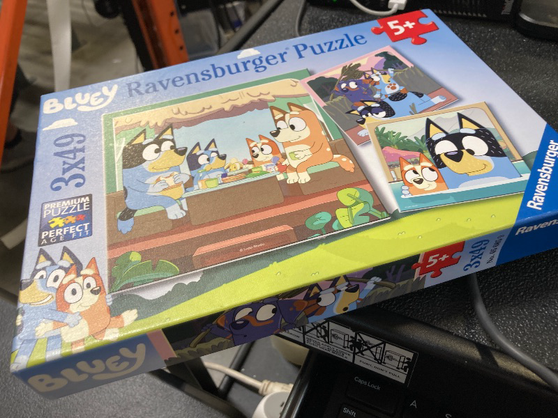 Photo 1 of Ravensburger Bluey Toys - 3X 49 Piece Jigsaw Puzzles for Kids Age 5 Years Up - Gifts for Children