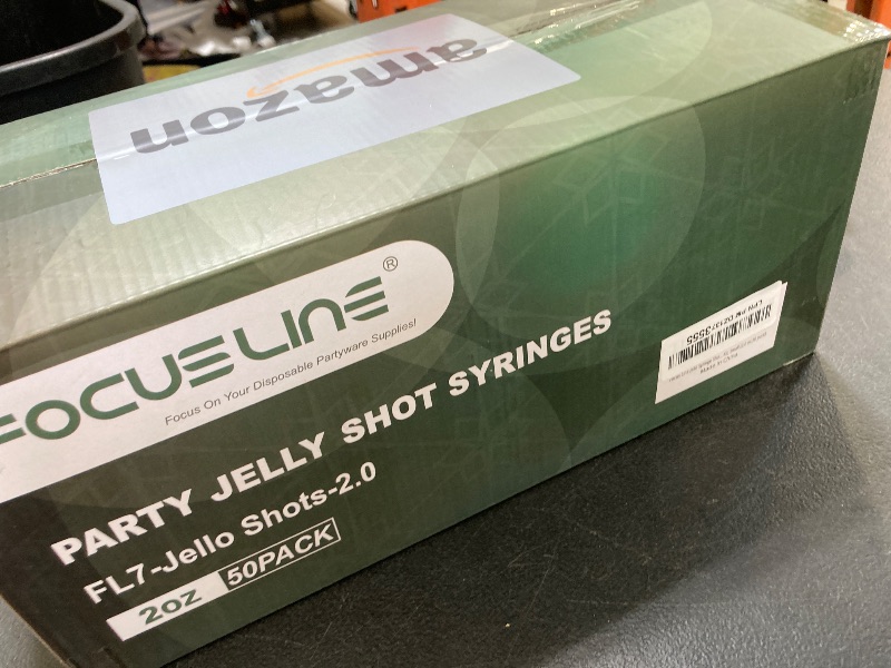 Photo 1 of FOCUSLINE 50 Pack Jelly Shot Syringes, 2 OZ Capacity Reusable Party Springe for Jelly Shot, Durable Jelly Shot Syringes for Halloween Thanksgiving Christmas Bachelorette Parties