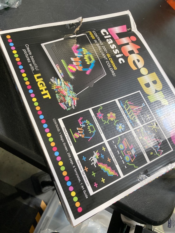 Photo 1 of Lite Brite Classic, Favorite Retro Toy - Create Art with Light, STEM, Educational Learning, Holiday, Birthday, Gift, Boys, Kid, Toddler, Girls Age 4+