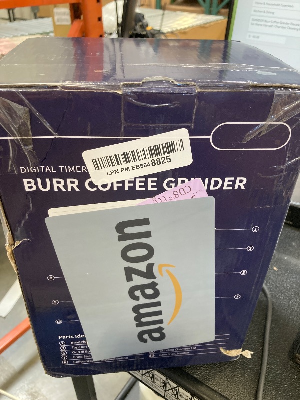 Photo 1 of SHARDOR Burr Coffee Grinder Electric with 32 Grinding Sizes, Coffee Bean Grinder with 40 Seconds Adjustable Electronic Timer, Coffee Grinders for Home Use with Chamber Cleaning Button