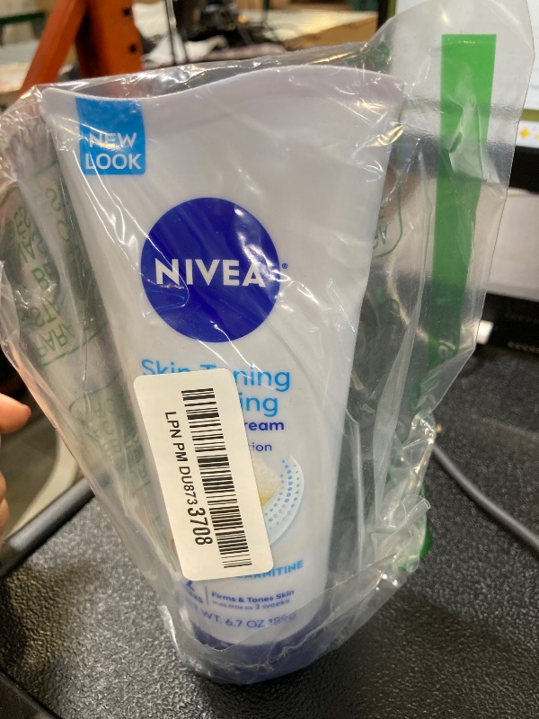 Photo 1 of NIVEA Skin Firming & Toning Body Gel Cream with Q10, Hyaluronic Acid and Vitamin C, Clinically Tested Skin Firming & Toning Cream, 72-Hour Moisture, 6.7 Oz Tube