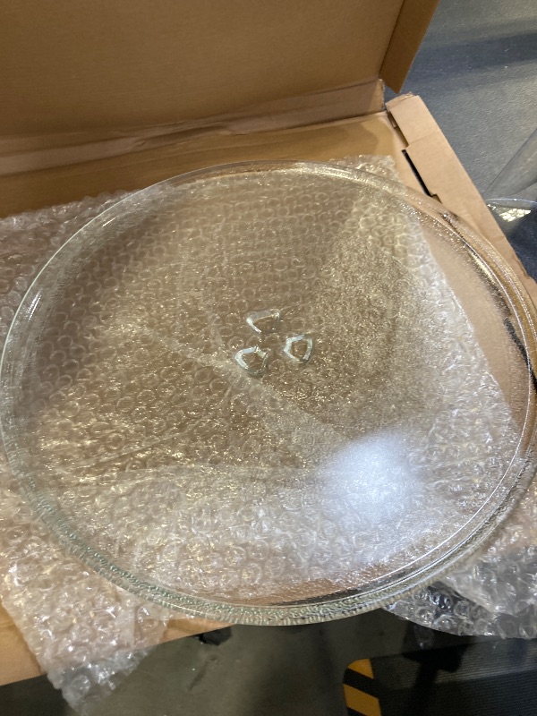 Photo 1 of Gemroom 12.75" Microwave Turntable Compatible with GE, LG, Whirlpool, Kenmore, Sears, 12 3/4 inch Replacement Microwave Glass Plate for WP8172138 1B71961H 5303307962 WB49X10129 3390W1A027A