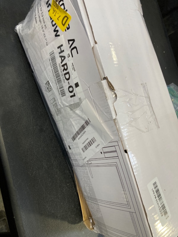 Photo 1 of Portable AC Window Kit with Exhaust Hose, Air Conditioners Kits Parts Adjustable Window Seals for Sliding Window, Universal Vertical Sliding AC Vent Kit with 5.9” Round Coupler (59" Exhaust Hose Set)