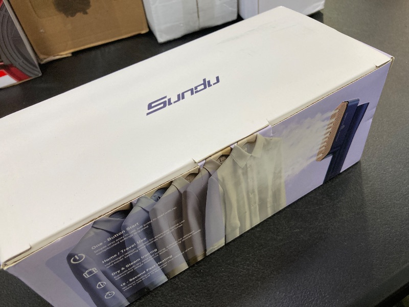 Photo 1 of Steamer for Clothes,Sundu Portable 2 In 1Handheld Garment Steamer,15s Fast Heat-up,100ml Water Tank,Steamer Ironing Gloves,20 Minutes of Continuous Ironing Removes Wrinkle for Home,Office and Travel