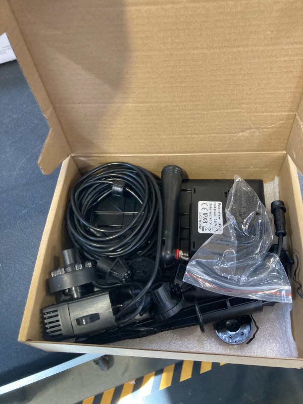 Photo 1 of SZMP Solar Fountain Pump, 2025 Upgraded 3.5W Colorful Lights Solar Water Fountain, 7 Nozzles & 16.4ft Power Cord, Bird Bath, Small Pond, Fish Tank
