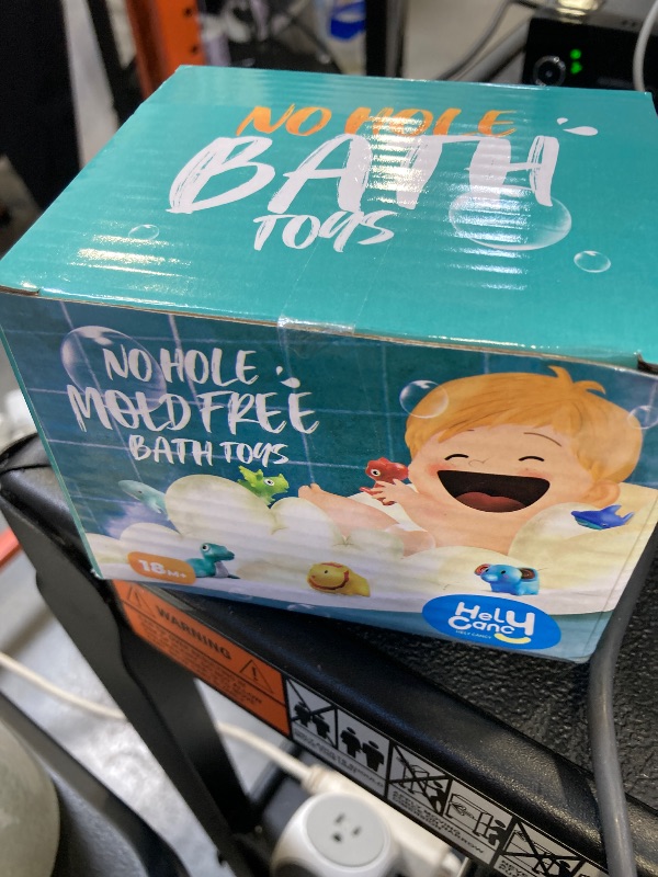 Photo 1 of Hely Cancy Infant Bath Toys for 18 Months - No Hole Animal Bathtub Toys, Baby Bath Tub Toys