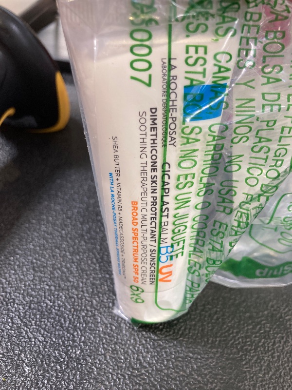 Photo 1 of La Roche Posay Cicaplast Balm B5 UV SPF 50, Vitamin B5 + Shea Butter + Tribioma + Madecassoside + Zinc Oxide Sunscreen, Post Treatment Skin Protectant With SPF, Multi-Purpose Cream For Dry Skin