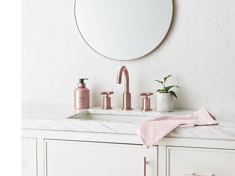 Photo 1 of Method Gel Hand Soap, Vanilla + Raspberry, Reusable Pink Aluminum Bottle, Biodegradable Formula, 12 oz (Pack of 2)
