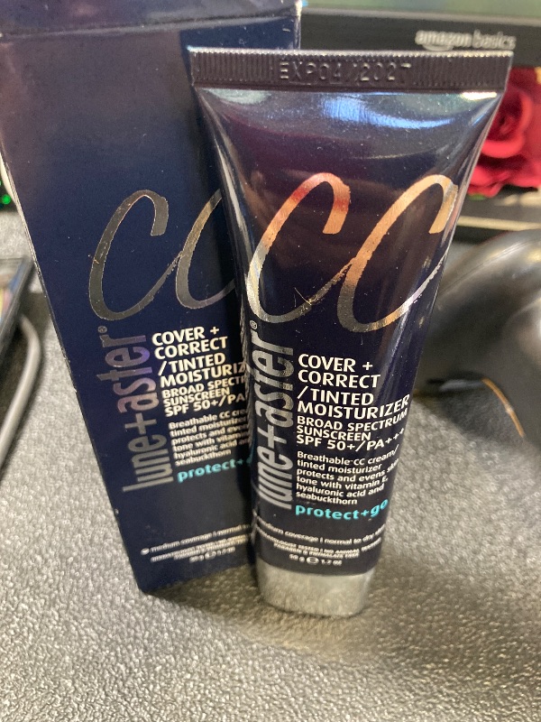Photo 1 of Lune+Aster CC Cream Broad Spectrum SPF 50+/PA+++- Light- Medium coverage CC Cream with SPF 50 creates a dewy glow