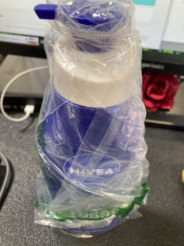 Photo 1 of NIVEA Original Moisture Body Lotion with Vitamin E, 48-Hour Body Moisturizer for Normal to Dry Skin, 16.9 Fl Oz Pump Bottle
