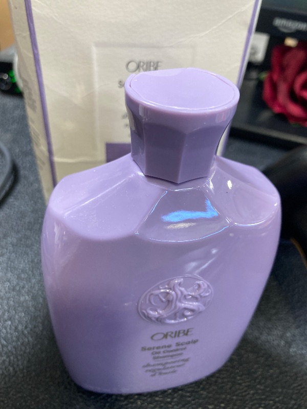 Photo 1 of Oribe Serene Scalp Oil Control Shampoo, Lavender Packaging, 8.5 Fl Oz (Pack of 1)