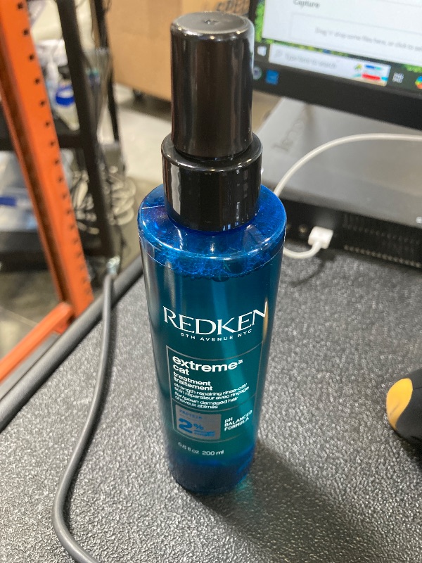 Photo 1 of Redken Extreme CAT Anti-Damage Protein Reconstructing Treatment | For Distressed Hair | Strengthens Hair & Adds Shine | With Ceramide | 5 Fl Oz, 6.8 fl. oz