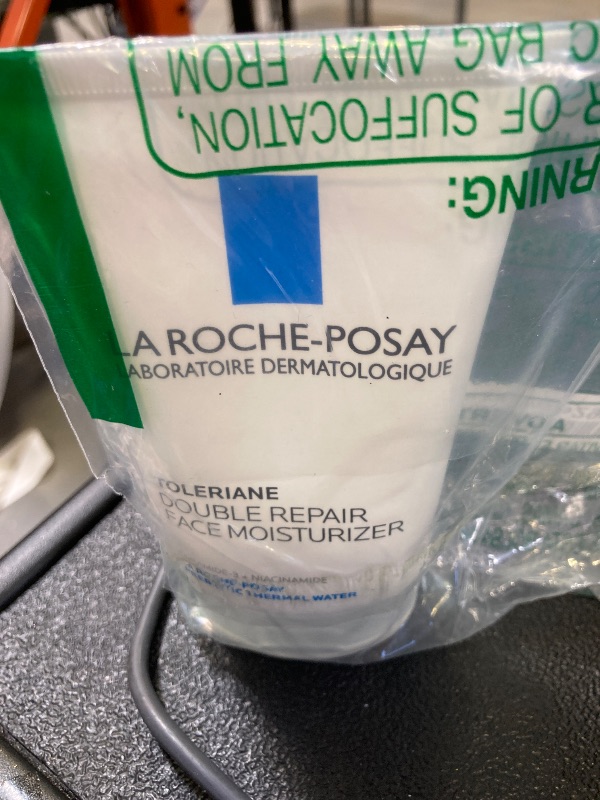 Photo 1 of La Roche Posay Toleriane Double Repair Face Moisturizer, Daily Moisturizer Face Cream with Ceramide and Niacinamide for All Skin Types, Oil Free, Fragrance Free