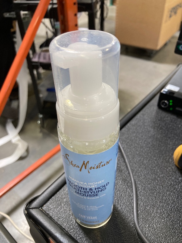 Photo 1 of SheaMoisture Manuka Honey & Yogurt Smooth & Hold Multi-Styling Hair Mousse For Nourishment 7.5 oz