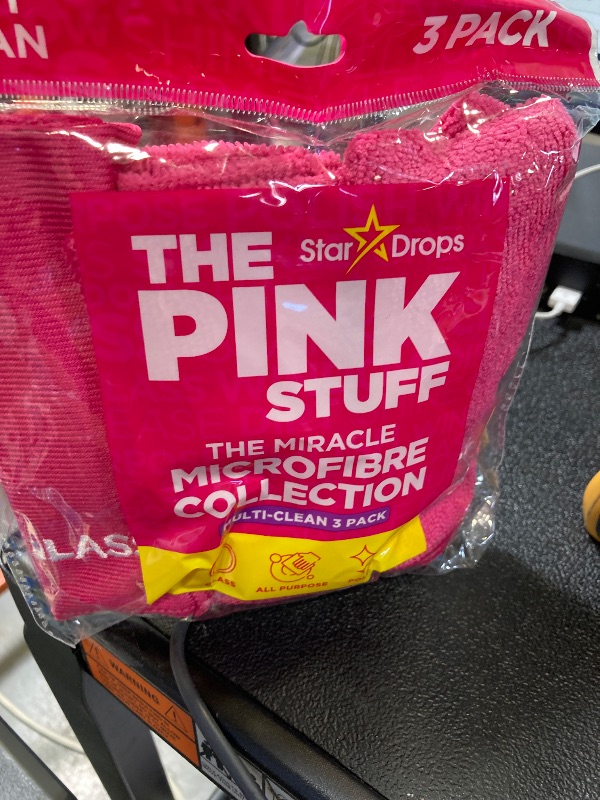 Photo 1 of Stardrops – The Pink Stuff – Miracle Microfibre Cloth Collection 3 Pack