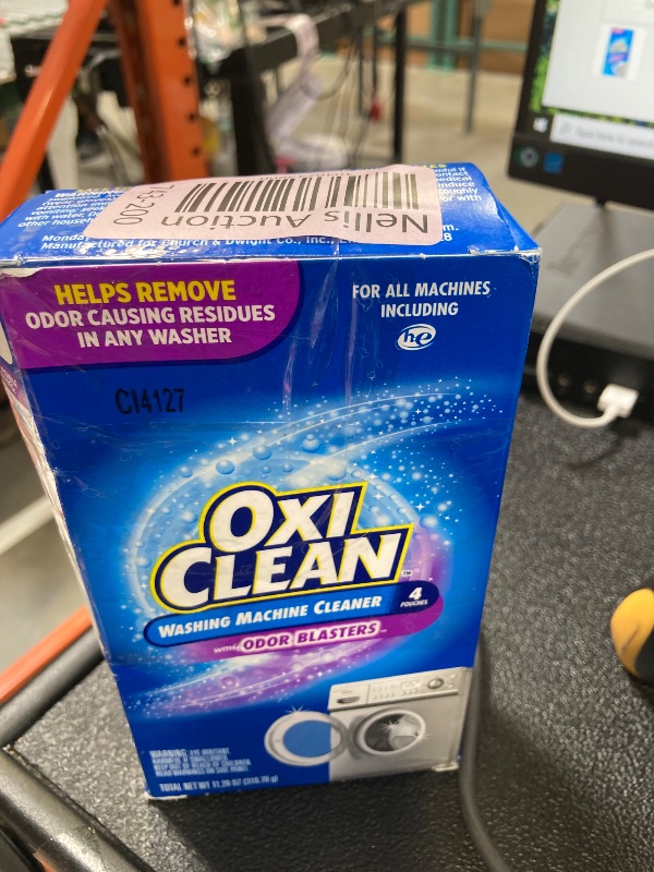Photo 1 of OxiClean Washing Machine Cleaner with Odor Blasters, 4 Count
