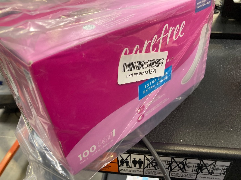 Photo 1 of Carefree Panty Liners for Women, Extra Long, Unwrapped, Unscented, 100ct | Pantiliners, Carefree, Daily for Women, Light Periods and Leaks, 8-Hour Odor Control|100ct (Packaging May Vary)