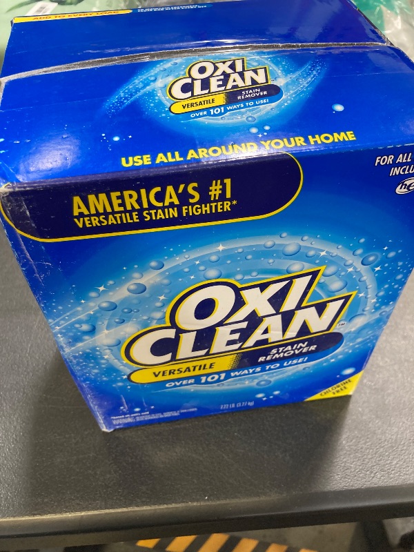 Photo 1 of OxiClean Versatile Stain Remover Powder, 7.22 lb