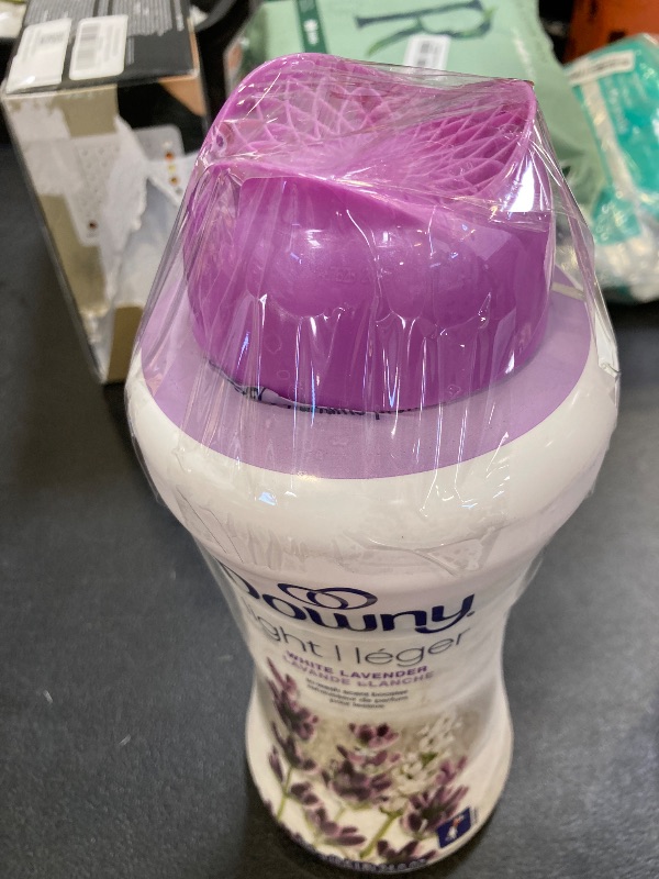 Photo 1 of Downy Light Laundry Scent Booster Beads for Washer, White Lavender, 24 oz, with No Heavy Perfumes