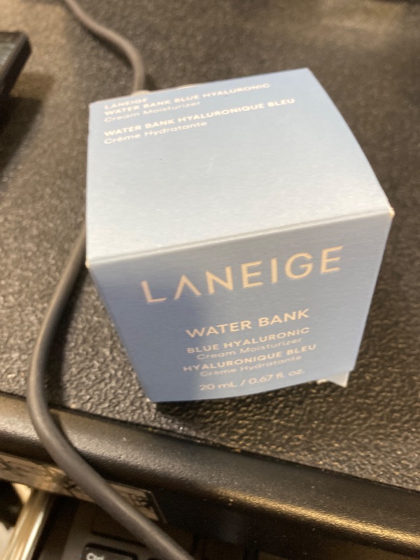 Photo 1 of LANEIGE Water Bank Blue Hyaluronic Moisturizer Mini: Barrier-Boosting Hydration, Squalane, Ceramide, Dermatologist-tested