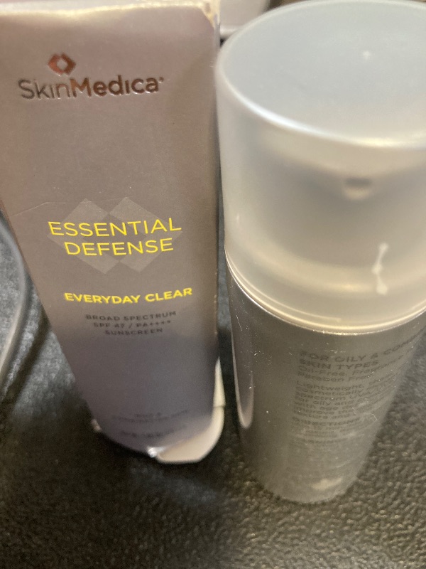 Photo 1 of SkinMedica Essential Defense Everyday Clear SPF 47 Sunscreen for Face - This Lightweight, Facial Sunscreen is Ideal for Oily and/or Combination Skin, 1.85 Oz