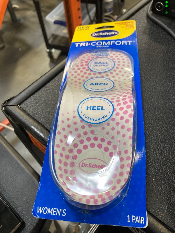 Photo 1 of Dr. Scholl's Tri-Comfort Insoles - for Heel; Arch Support and Ball of Foot with Targeted Cushioning (for Women's 6-10)
