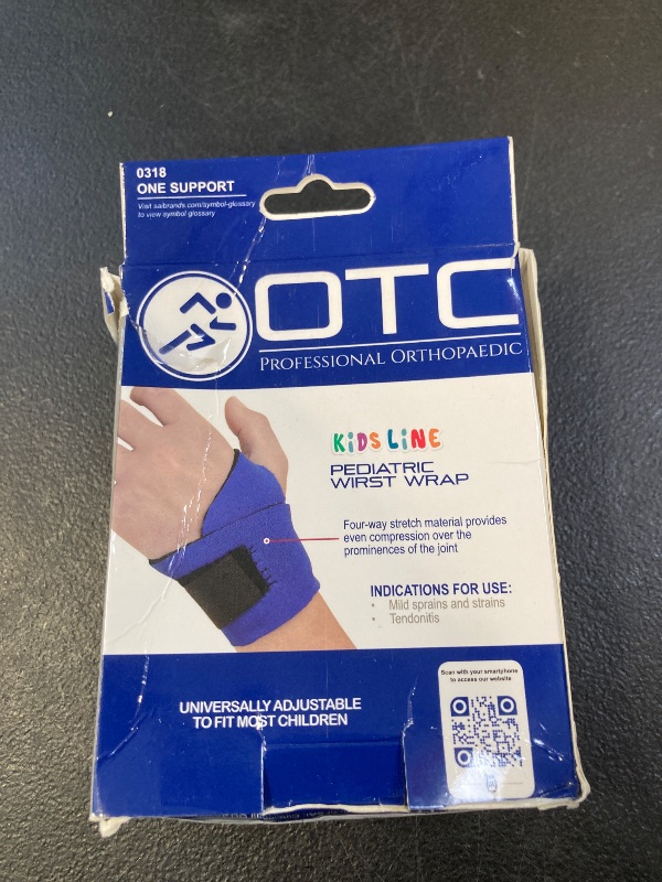 Photo 1 of OTC Kidsline Wrist Wrap, Compression Support, Reversible, Adjustable
