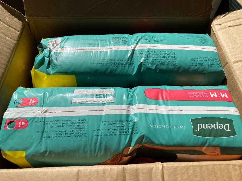 Photo 1 of Depend Fresh Protection Adult Incontinence & Postpartum Bladder Leak Underwear for Women, Disposable, Maximum, Medium, Blush, 30 Count, Packaging May Vary