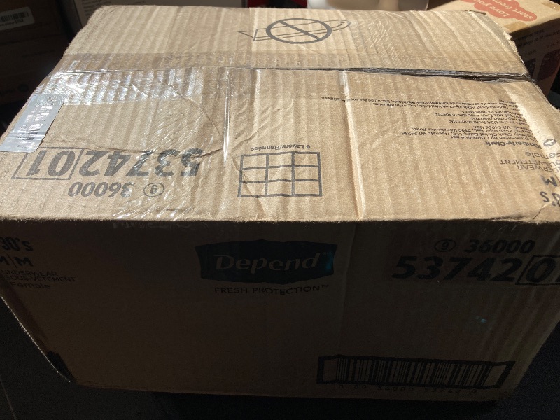 Photo 1 of Depend Fresh Protection Adult Incontinence & Postpartum Bladder Leak Underwear for Women, Disposable, Maximum, Medium, Blush, 30 Count, Packaging May Vary