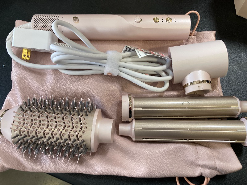 Photo 1 of T3 Aire 360 Multi-Styler & Blowout System, Rapid Drying Hair Dryer, Ceramic Curling Attachments, Oval Brush & Drying Concentrator | Blowouts & Long-Lasting Curls