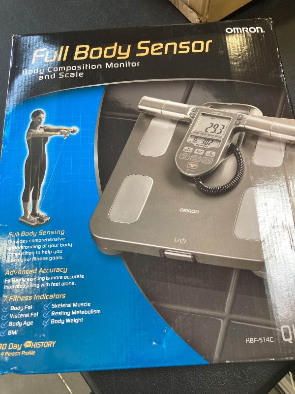 Photo 1 of OMRON Body Composition Monitor & Scale – Track Skeletal Muscle Mass Loss/Gain, Weight (up to 330 pounds), Visceral Fat, BMI and More (Non-Bluetooth)