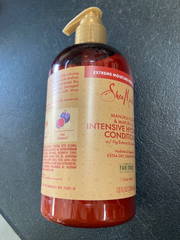 Photo 1 of SheaMoisture Conditioner Intensive Hydration for Dry, Damaged Hair Manuka Honey and Mafura Oil to Nourish and Soften Hair 13 oz