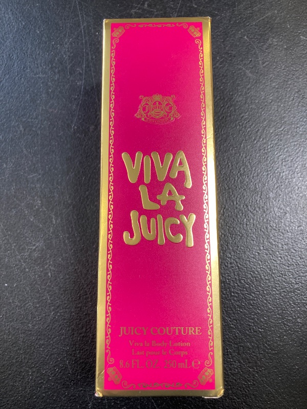 Photo 1 of Juicy Couture Body Lotion, Viva La Juicy Scented Body Lotion for Women, Women's Body Moisturizer for Dry Skin, 8.6 fl oz