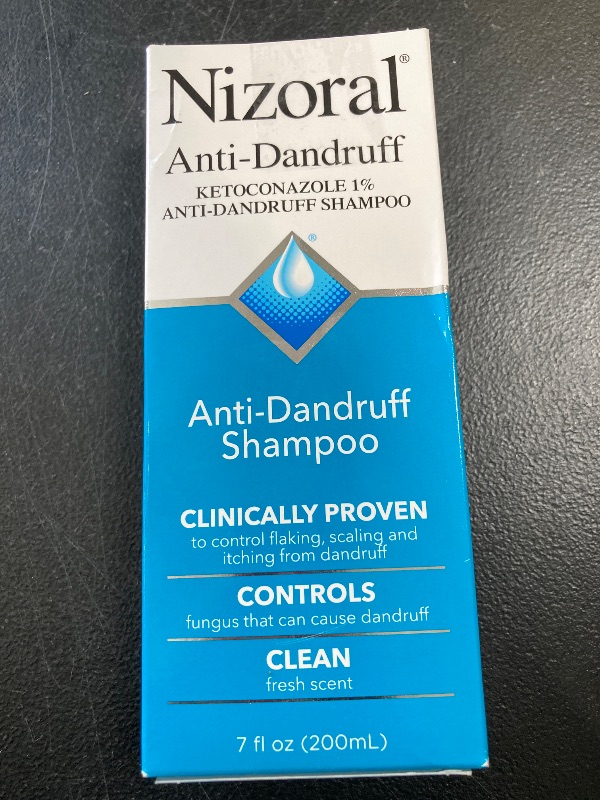 Photo 1 of Nizoral Anti-Dandruff Shampoo with 1% Ketoconazole, Fresh Scent, 7 Fl Oz