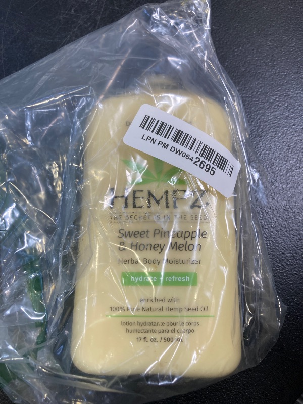 Photo 1 of HEMPZ Body Lotion - Sweet Pineapple and Honey Melon - Daily Moisturizing Cream - 17oz