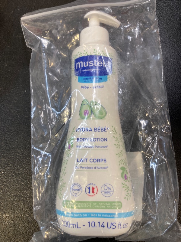 Photo 1 of Mustela Hydra Bebe Body Lotion Daily Moisturizing Baby Lotion with Natural Avocado, Jojoba and Sunflower Oil,10.14 Fl Oz (Pack of 1)