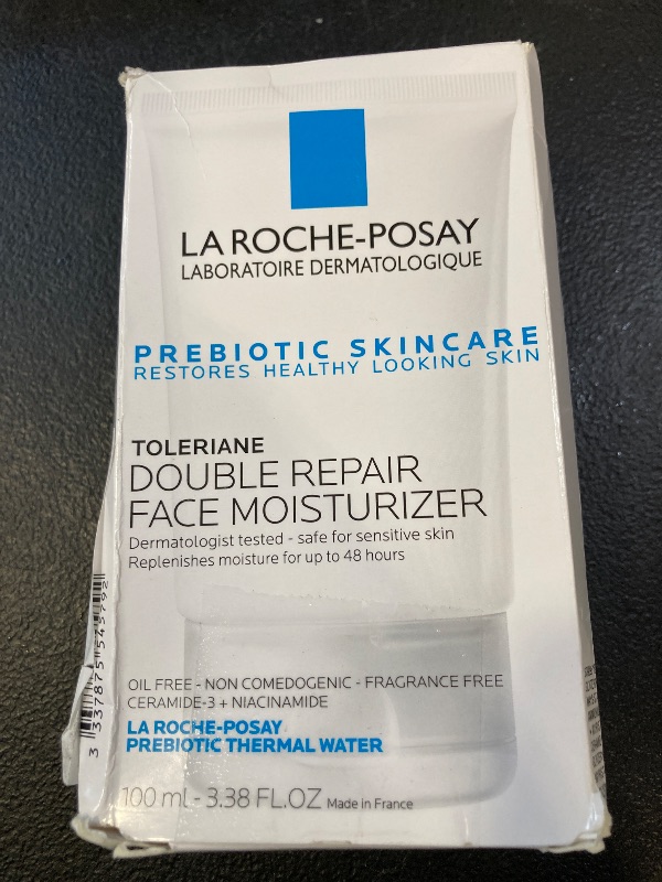 Photo 1 of La Roche Posay Toleriane Double Repair Face Moisturizer, Daily Moisturizer Face Cream with Ceramide and Niacinamide for All Skin Types, Oil Free, Fragrance Free