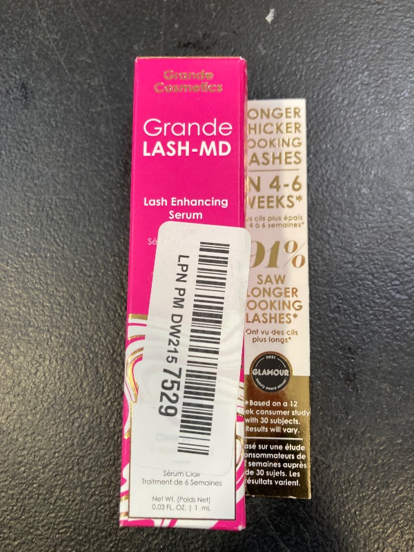 Photo 1 of Grande Cosmetics GrandeLASH-MD Lash Enhancing Serum, 1 ml - 6-week starter supply