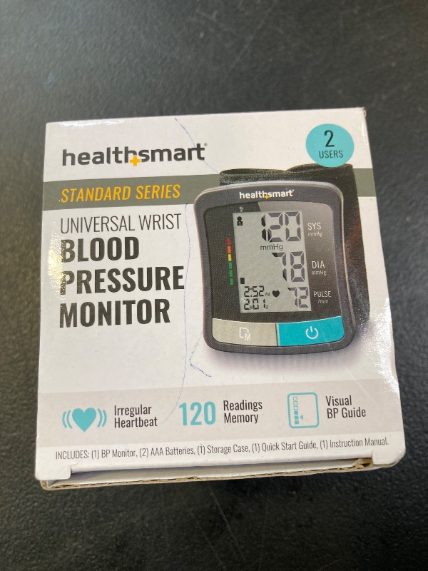 Photo 1 of HealthSmart Digital Standard Blood Pressure Monitor with Automatic Upper Cuff That Displays Pulse Rate and Irregular Heartbeat, Stores up to 120 Readings for 2 Users