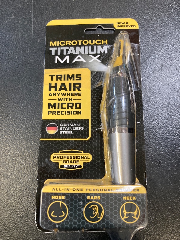 Photo 1 of Micro Touch Titanium MAX Lighted Personal Trimmer