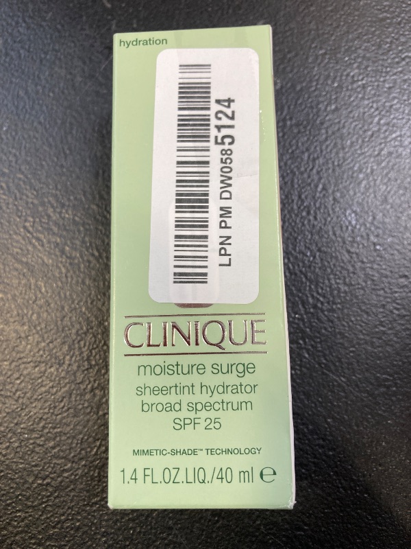 Photo 1 of Clinique Moisture Surge Sheertint Hydrator Hydrating Tinted Moisturizer Broad Spectrum SPF 25 With Hyaluronic Acid + Aloe Water | Sheer Coverage, Natural Finish, Light Medium, 1.4 Fl Oz
