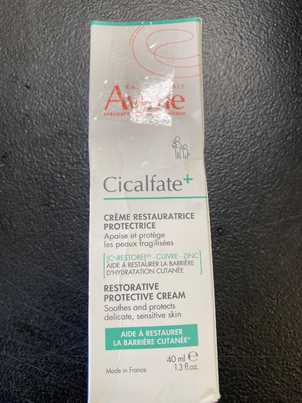 Photo 1 of Avene Cicalfate+ Restorative Protective Cream, postbiotic skincare for sensitive skin, helps restore skin barrier, face and body, safe for infants, children and adults, 1.3 Fl Oz