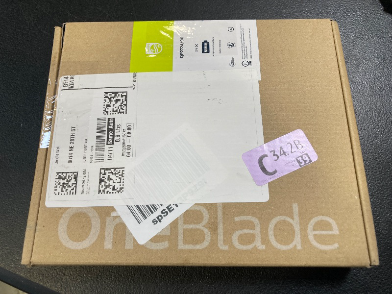 Photo 1 of Philips Norelco OneBlade 360 Hybrid Face, Electric Beard Trimmer and Shaver, with 360 Blade Technology, 1x 360 Blade for Face, 5in1 Adjustable Comb, Model QP2724/90