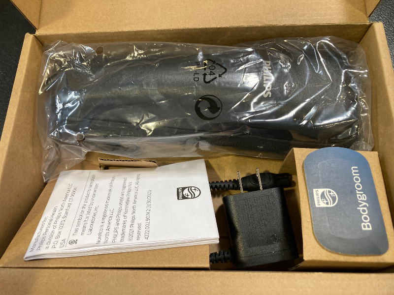 Photo 1 of Philips Bodygroom 7000 Series, Showerproof Groin and Body Trimmer for Men, Precise Body Grooming, Adjustable Comb, Safe Even Below The Belt, 80 Min. Runtime, Model BG7040/42