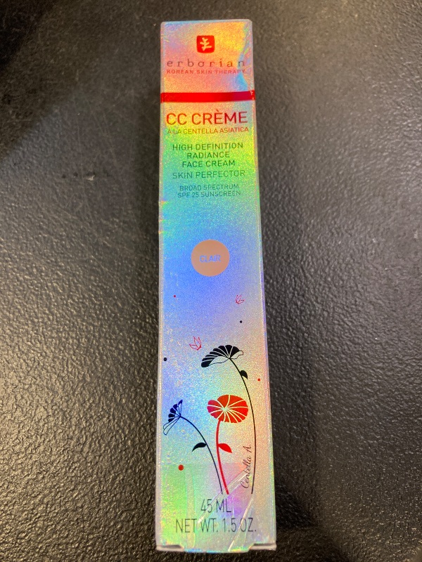 Photo 1 of Erborian Color Correcting CC Cream with Centella Asiatica, Fair (Clair) - Light Multi-Purpose Facial Concealer with Illuminating Finish Soothes & Hydrates - SPF Korean Skincare Skin Perfector - 1.5 Oz