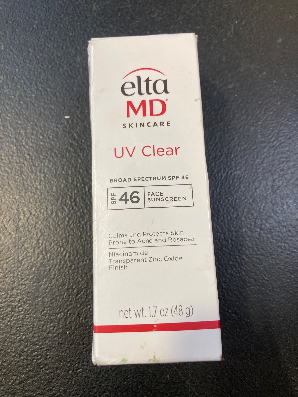 Photo 1 of EltaMD UV Clear Face Sunscreen SPF 46, Oil-Free Sunscreen with Zinc Oxide
