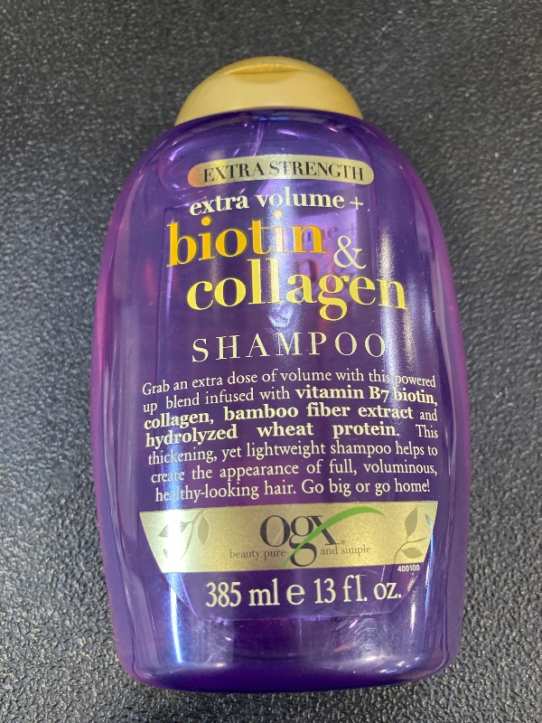 Photo 1 of OGX Biotin & Collagen Extra Strength Shampoo, 13.0 fl oz