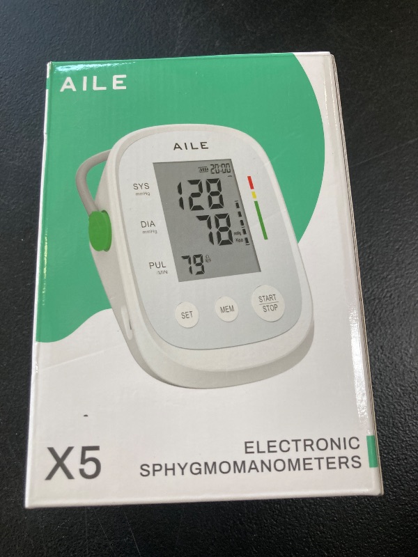 Photo 1 of Blood Pressure Monitor, AILE Blood Pressure Machine Upper Arm Large Cuff(8.7"-16.5"), High Automatic Blood Pressure Monitors Cuff for Home Use, (BP) Manual Arm Blood Pressure Monitors, 2 * 99 Memory